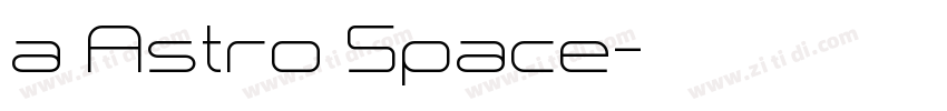 a Astro Space字体转换